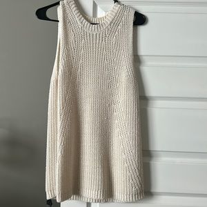 Tank top sweater